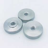 DIN467/GB807 galvanized zinc plated Thread Thin Type Flat Knurled Thumb Nuts