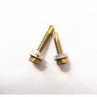 Hex Head Self Drilling Screw with Rubber Washer