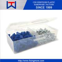 #10 201pcs 1 inch Conical Anchor Kit in a plastic package