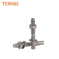 high quality stainless steel wedge anchor with nut and washer