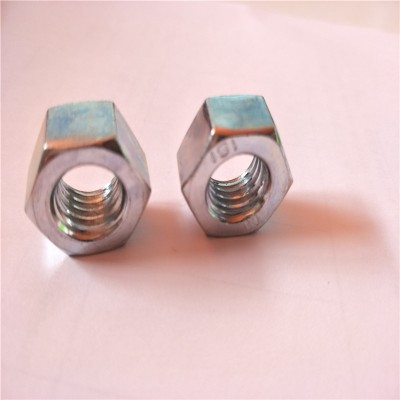 Yongnian factoory provide grade 4.8 zinc plated hex nut