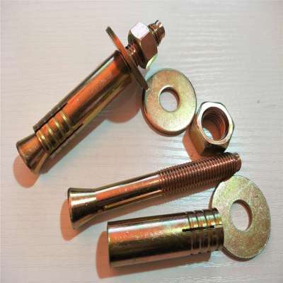 High Quality Expansion Anchor Bolt with Hex Nut and Spring Washer Low Anchor Bolt Price dyna bolt